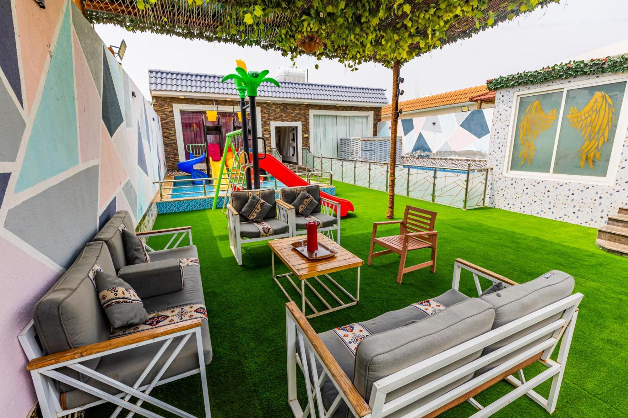 شاليهات الكوخ السويسري وأكوابارك Villa Ash Shishah Eksteriør billede